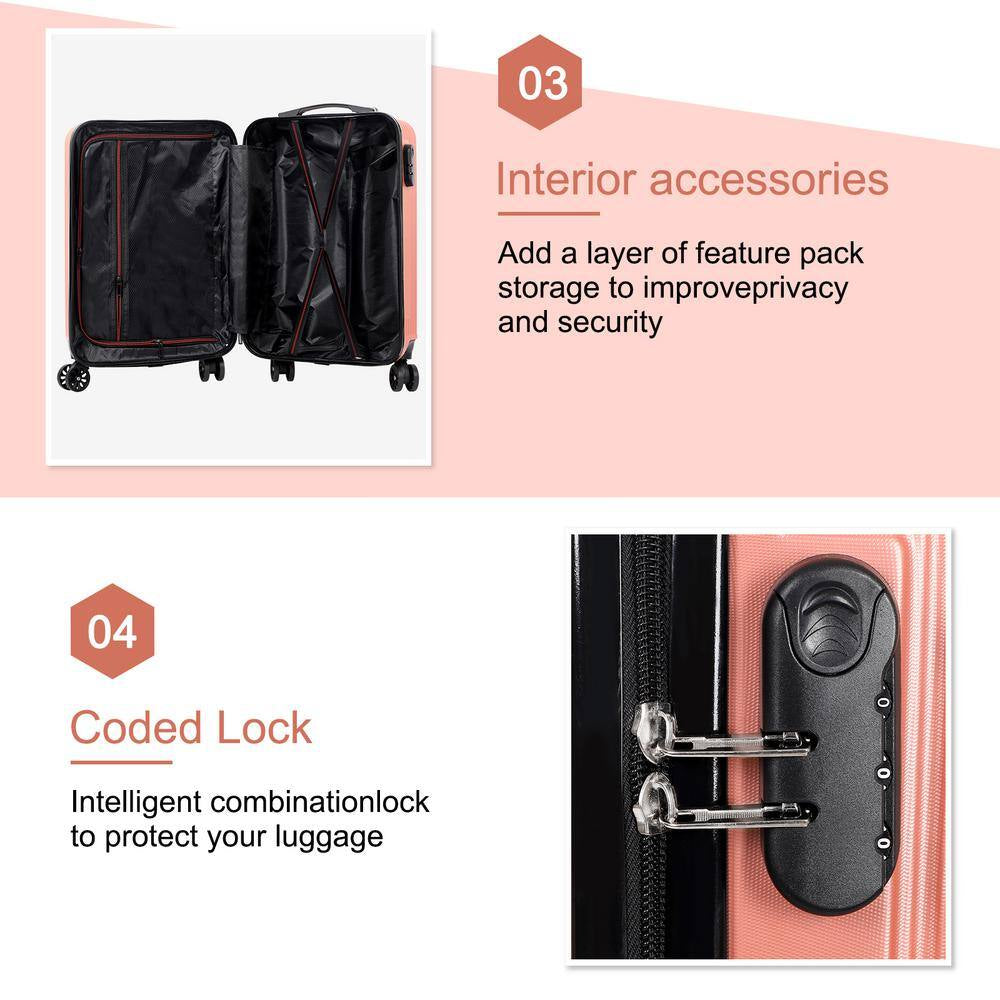 20” Hardside Carry-On Spinner Suitcase