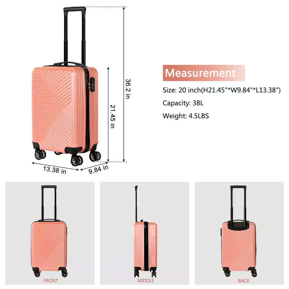 20” Hardside Carry-On Spinner Suitcase