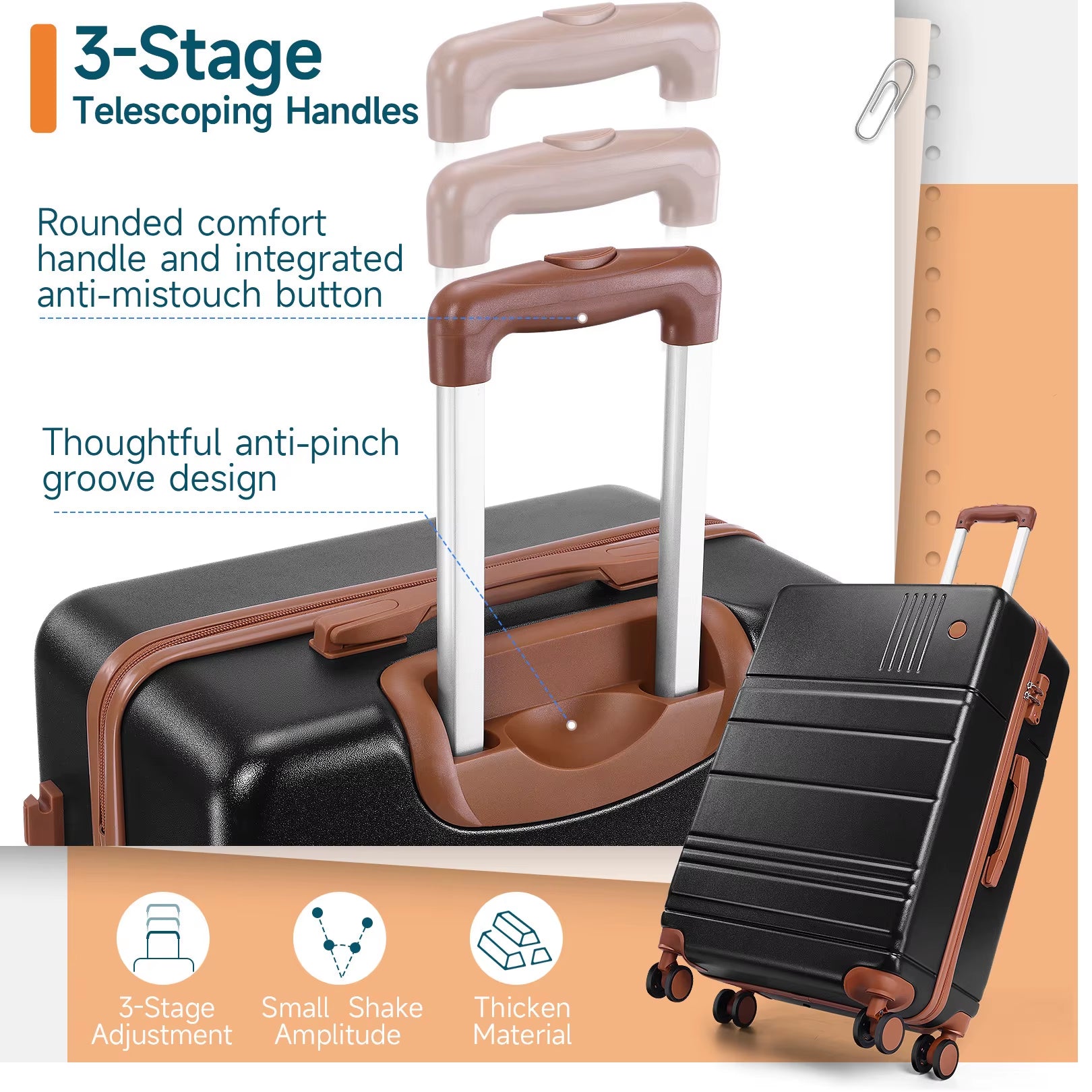 Travel Suit Case Set Set 3/4 Piece
