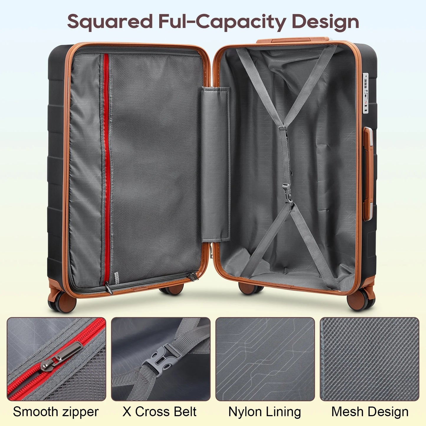 4 Piece Luggage Set
