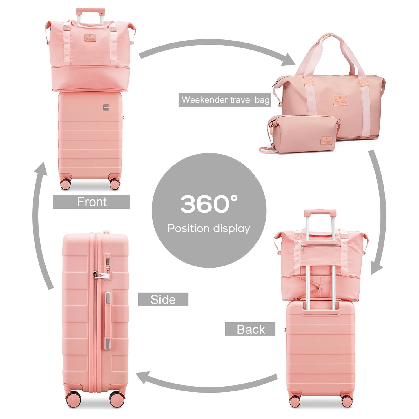 4 Piece Luggage Set