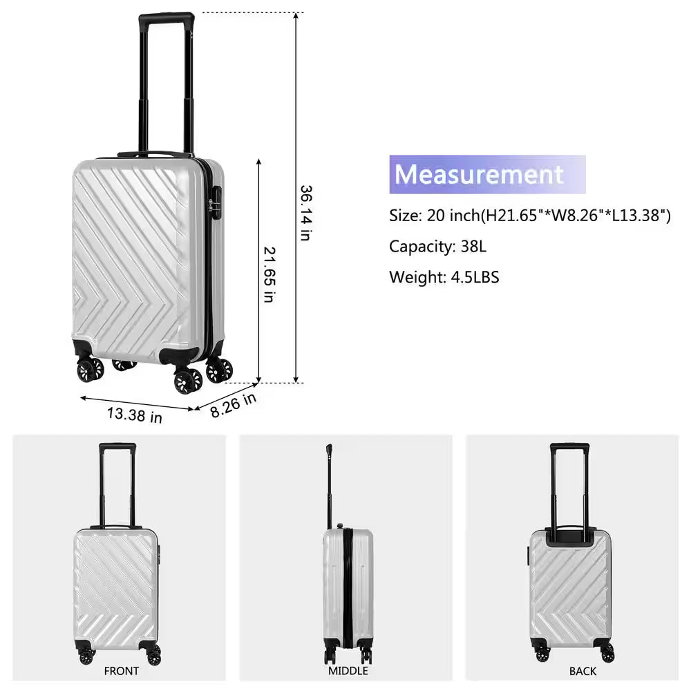 20” Hardside Carry-On Spinner Suitcase