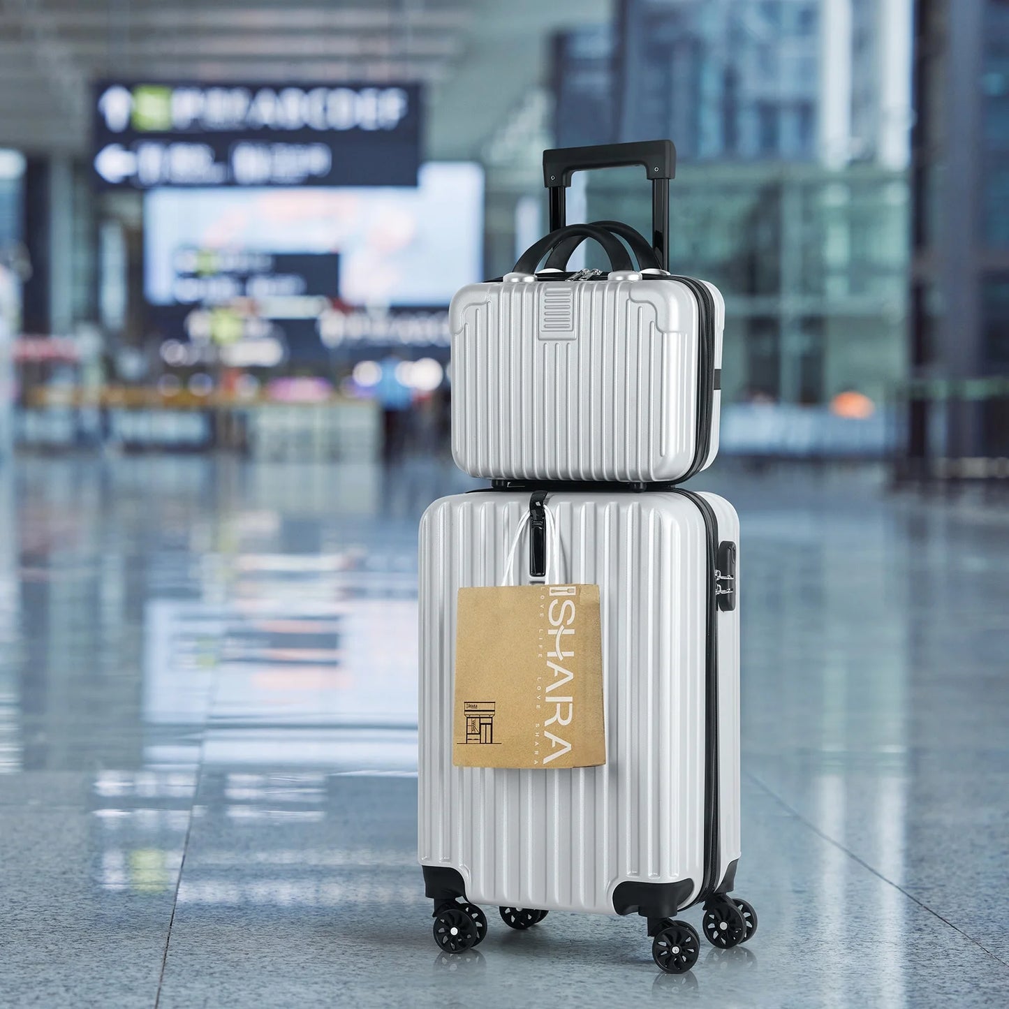 2-Piece Premium Rolling Luggage Set