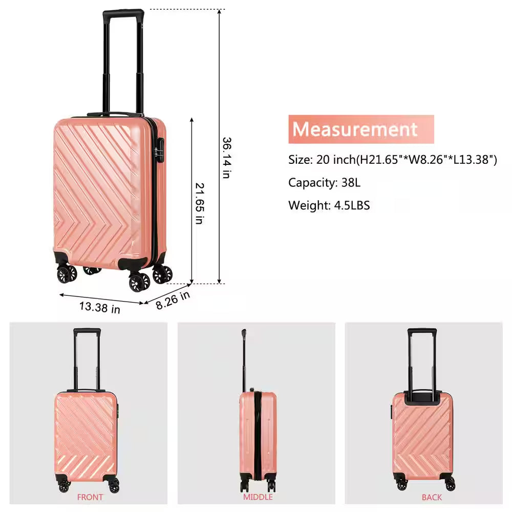 20” Hardside Carry-On Spinner Suitcase