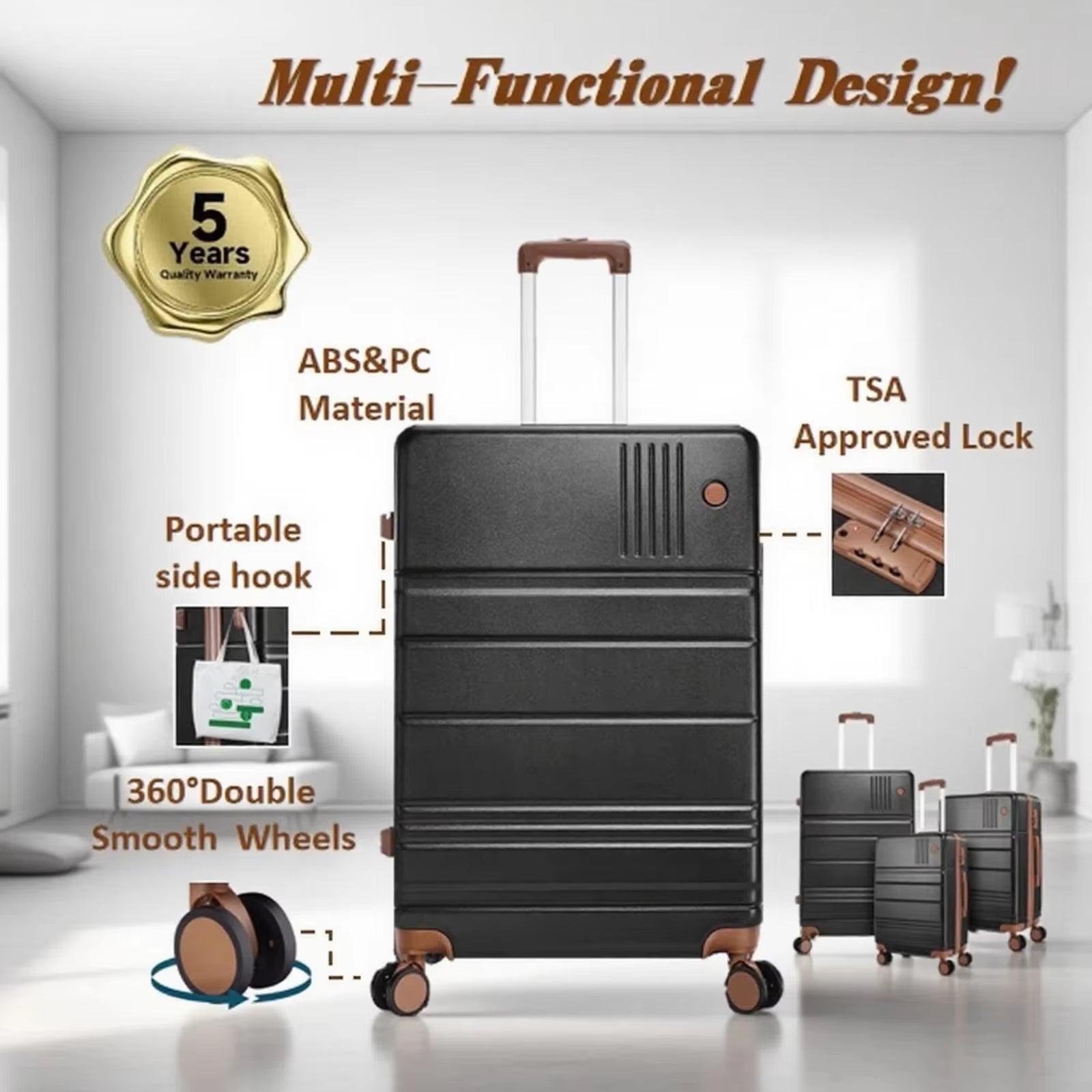 Travel Suit Case Set Set 3/4 Piece
