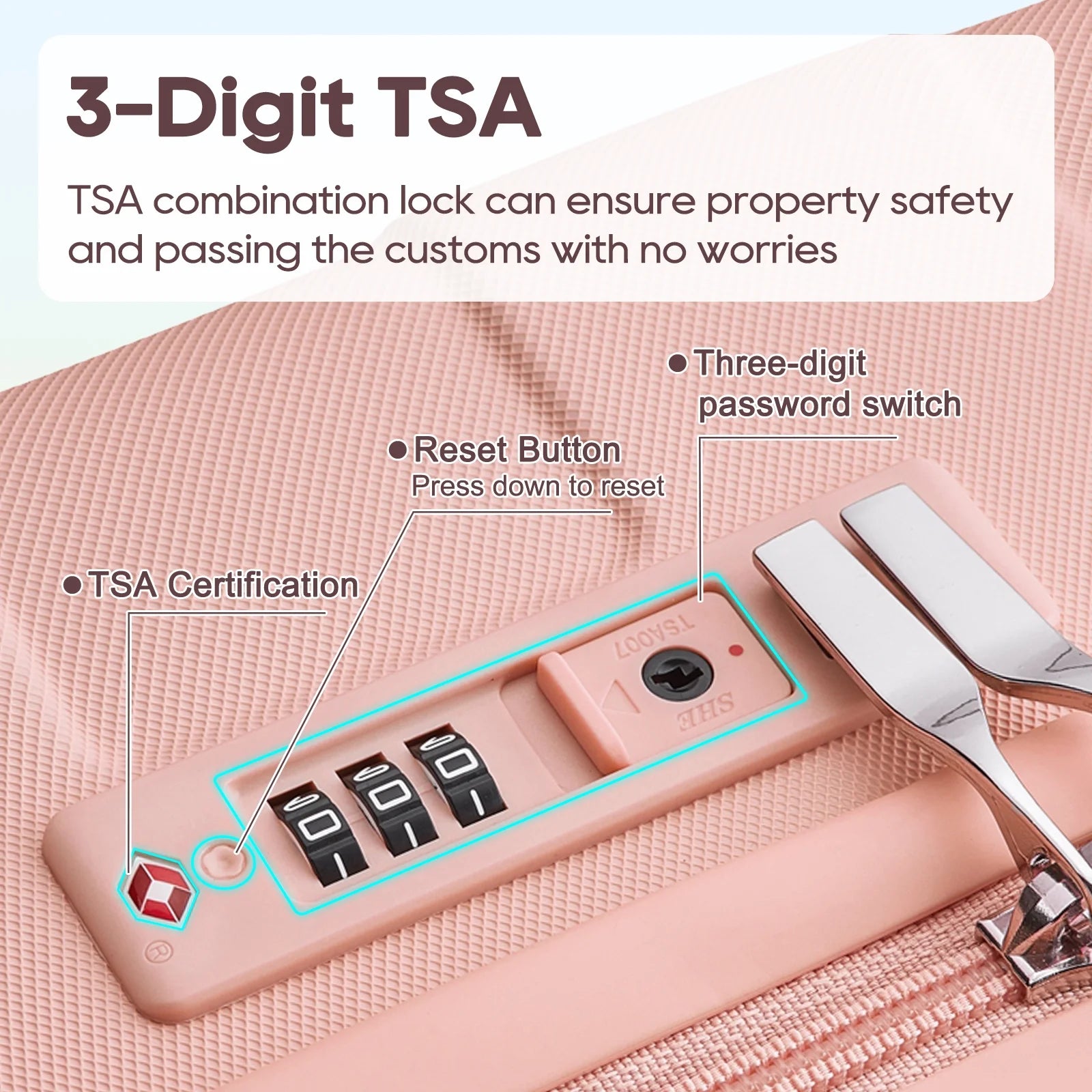 4 Piece Luggage Set