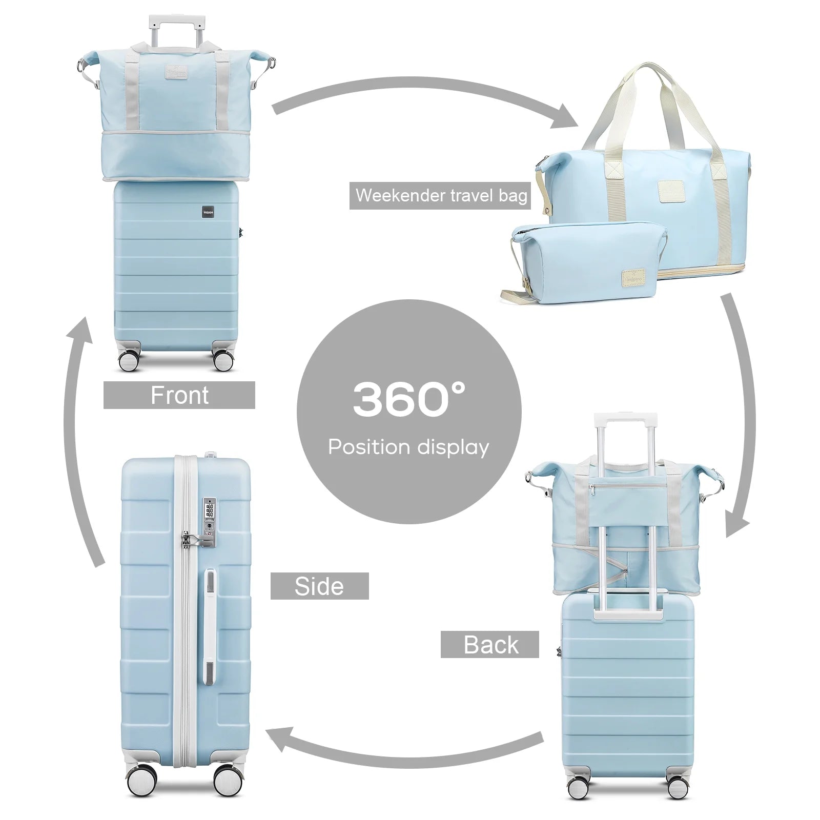 4 Piece Luggage Set