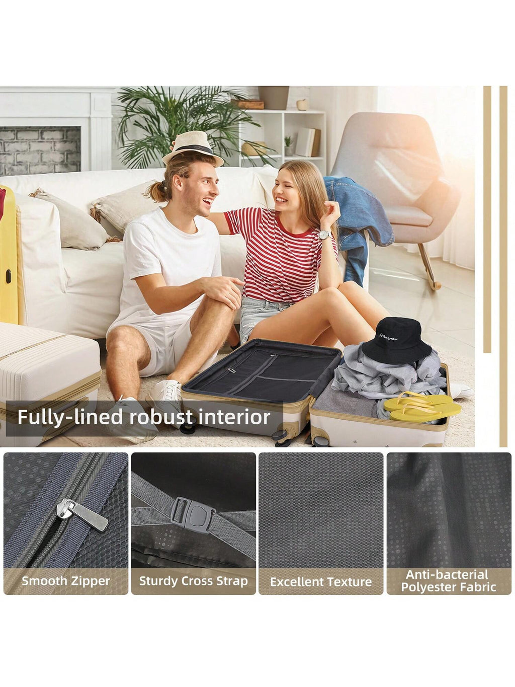 6-Piece Expandable Luggage Set