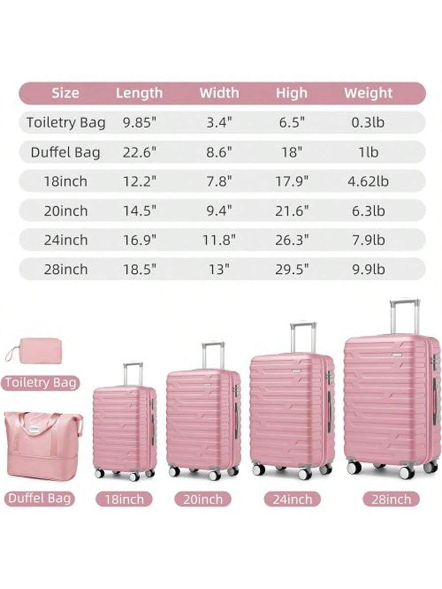 Luggage Sets 6 Piece with Duffel Bags