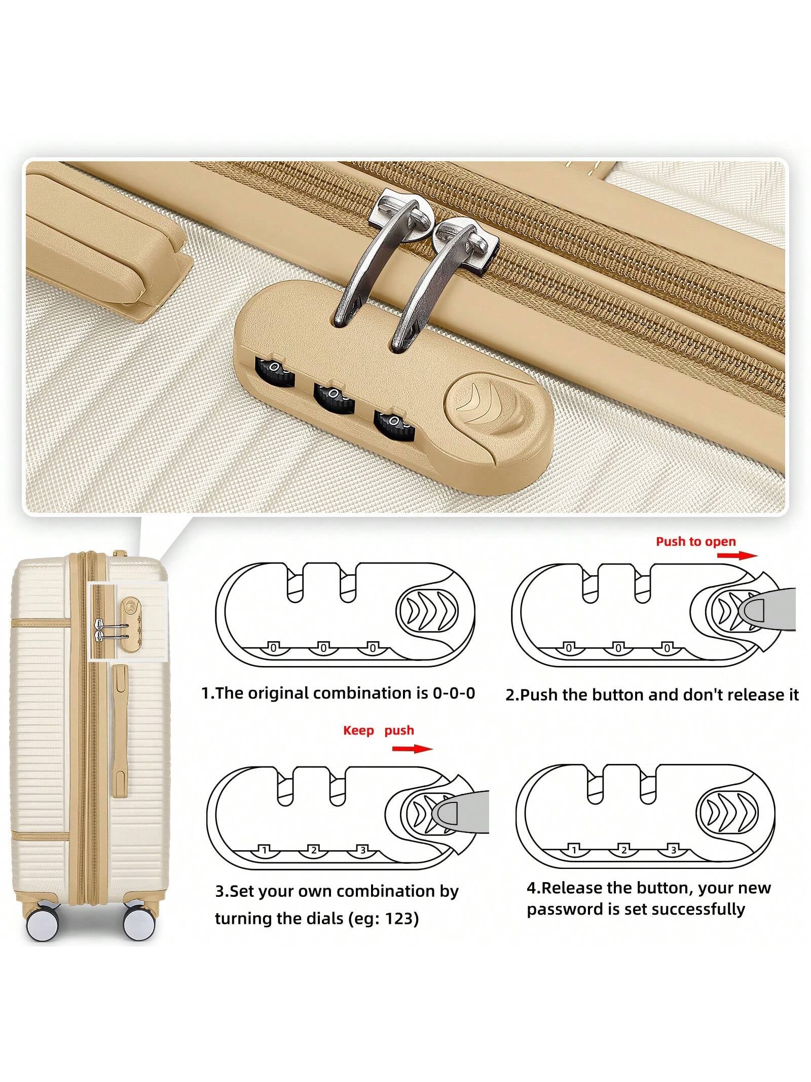 6-Piece Expandable Luggage Set