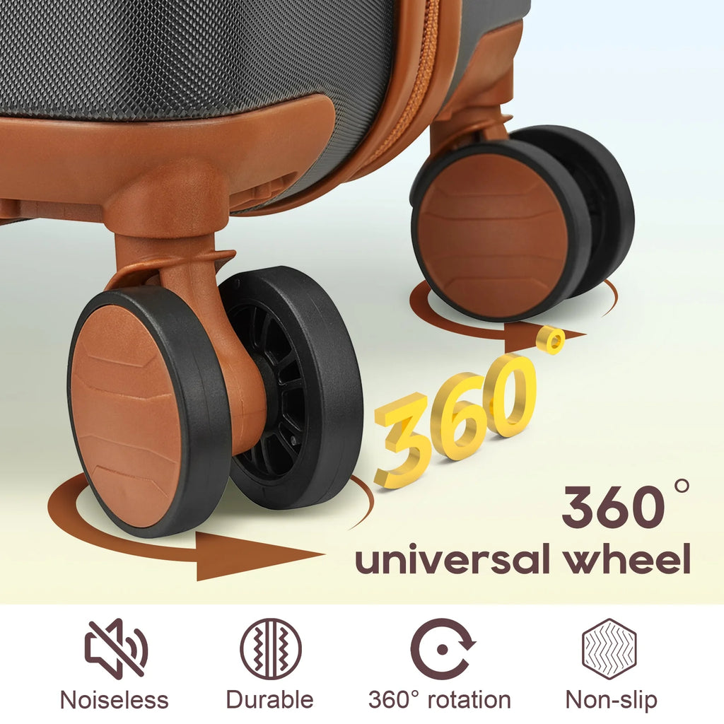 4-Piece ABS Hard Shell Luggage Set