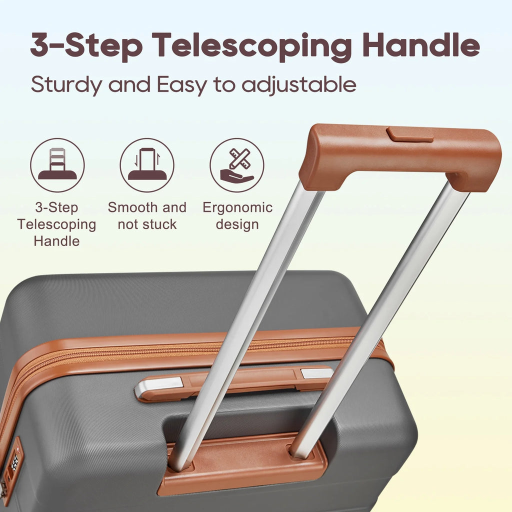 4-Piece ABS Hard Shell Luggage Set