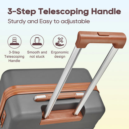 4-Piece ABS Hard Shell Luggage Set