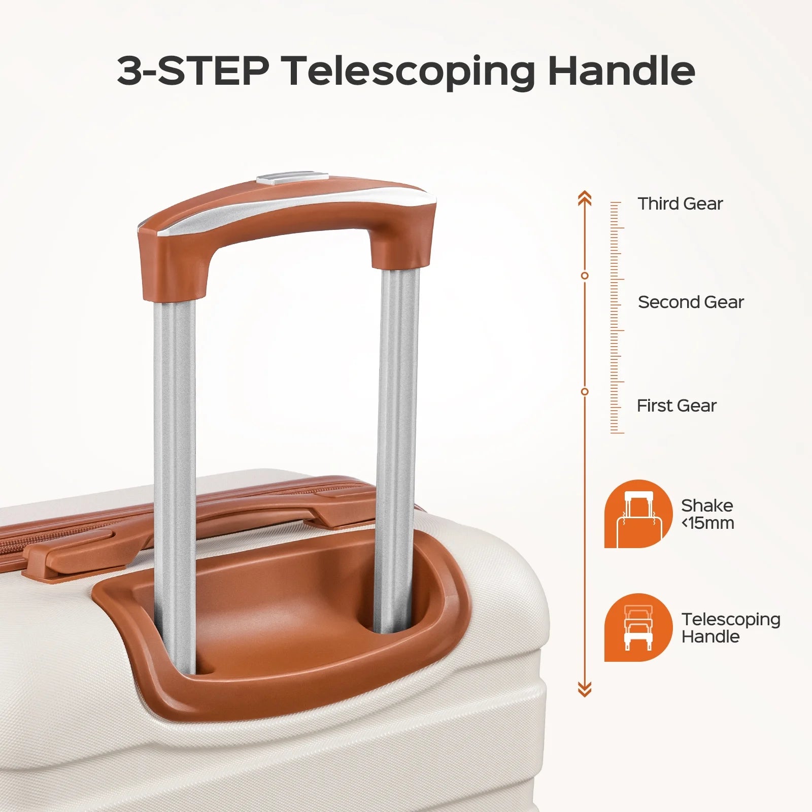 4 Pcs Travel Luggage Sets, 20 & 28 Inch 