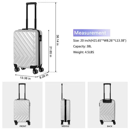 20” Hardside Carry-On Spinner Suitcase