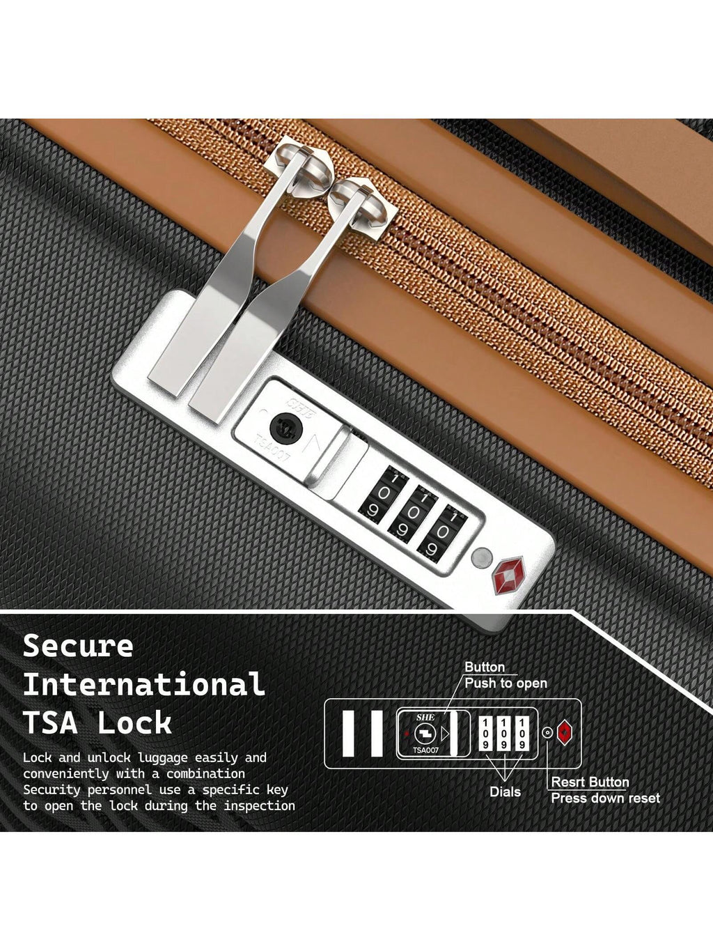 Joyway Melalenia 7-Piece Luggage Set