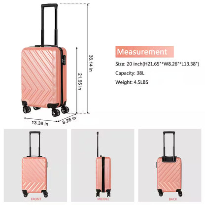 20” Hardside Carry-On Spinner Suitcase