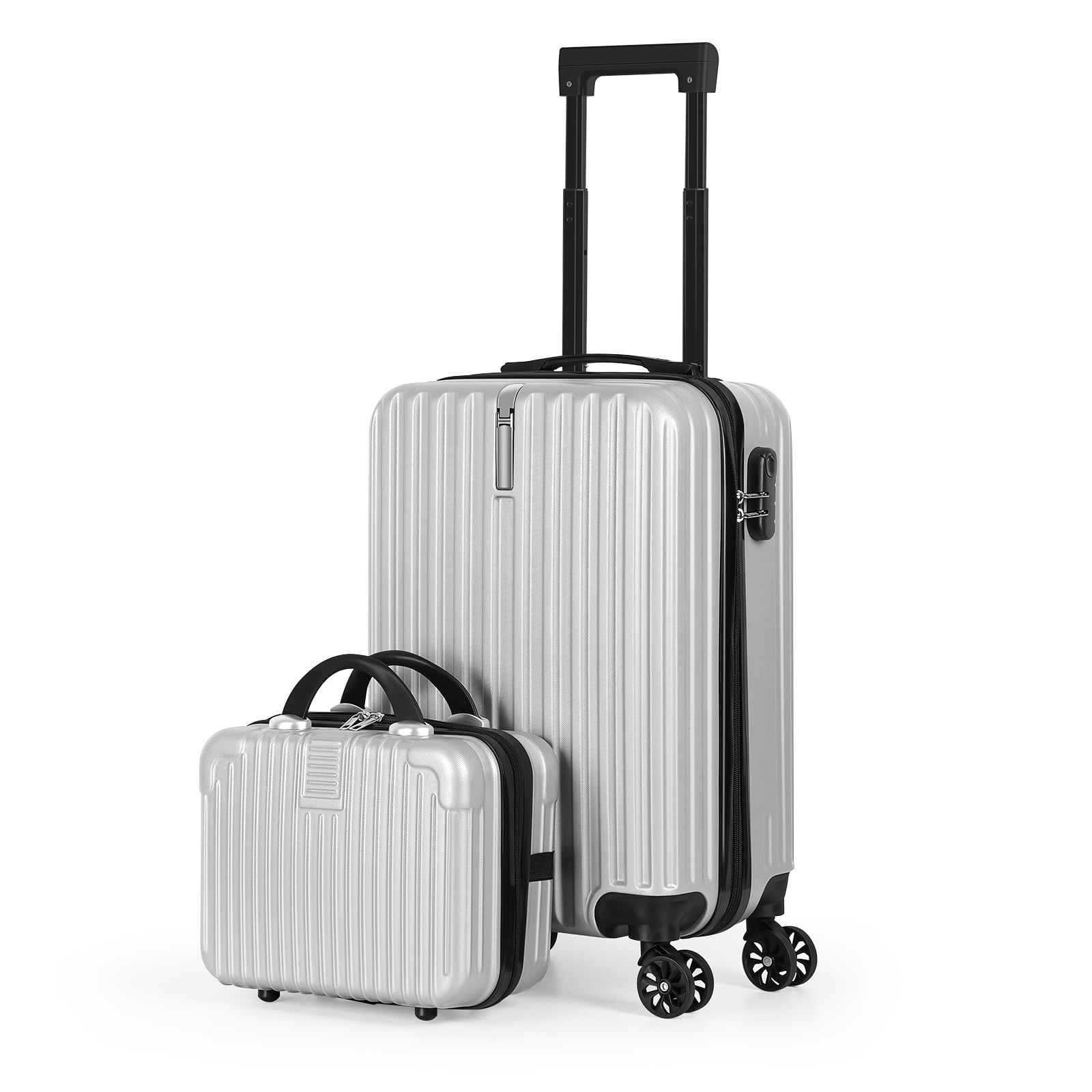 2-Piece Premium Rolling Luggage Set