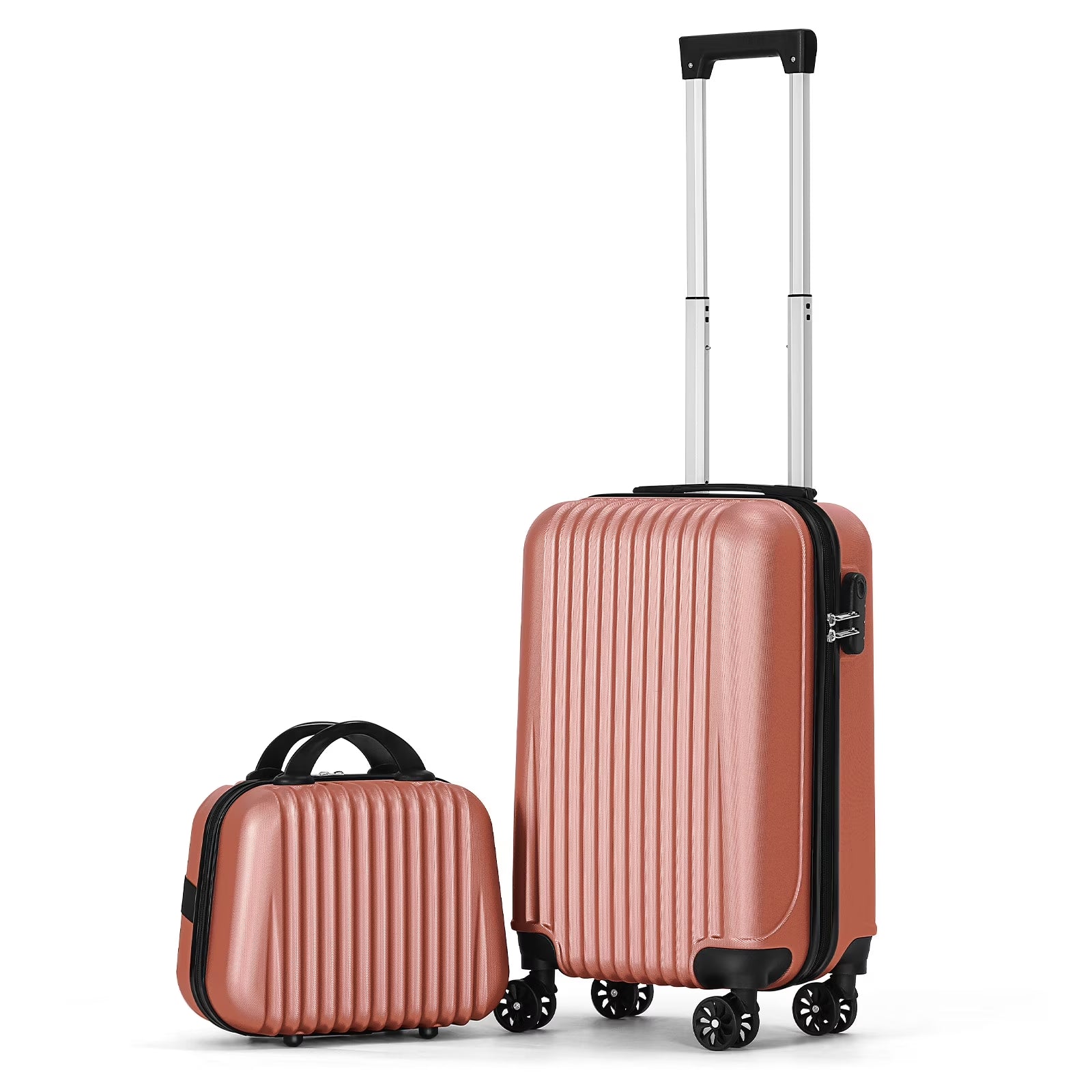2-Piece Premium Rolling Luggage Set